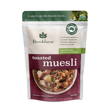 (NP) Brookfarm Toasted Muesli Macadamia , Apricot & Coconut 1.3kg