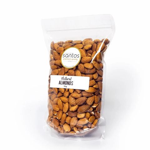 Santos Natural Almonds 1kg