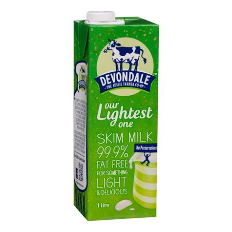 (SBI) Devondale Skim Extra Light Milk UHT 1 Litre