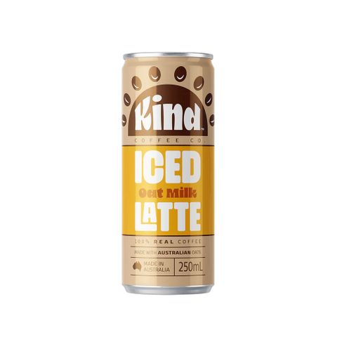 Kind Coffee Co. Iced Oat Milk Latte 100% Real Coffee Mini Cans (12x250ml)