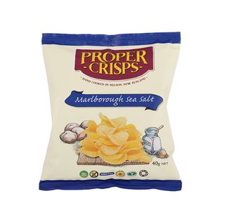 Proper Crisps Marlborough Sea Salt (18x40g)