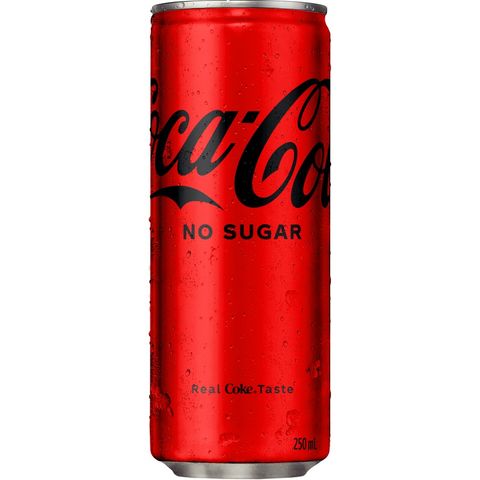 Coca Cola No Sugar Mini Cans (24x250ml)
