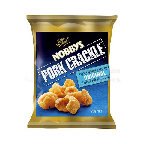 Nobbys Pork Crackle Original (20x25g)