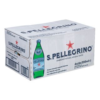 San Pellegrino Sparkling Water Glass Bottles (24x250ml)