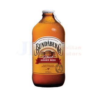 (SBI) Bundaberg DIET Ginger Beer Glass Buddies (12x375ml)