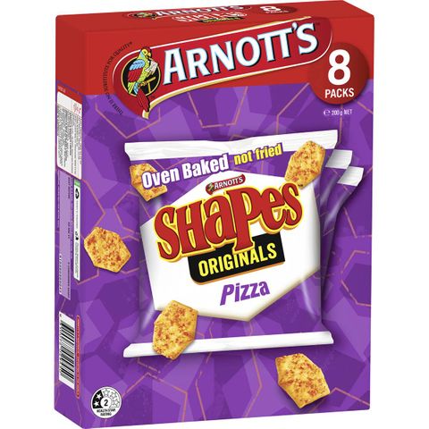 Arnotts Shapes Pizza Multipack (8) 200g