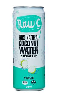 Raw C Coconut Natural Coconut Straight Up Water Cans (12x325ml)