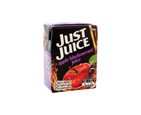 Just Juice Apple Blackcurrant Tetra (24x200ml)