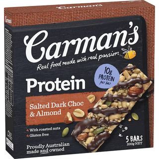 Carmans Gourmet Protein Bar Salted Dark Chocolate & Almond 5pk