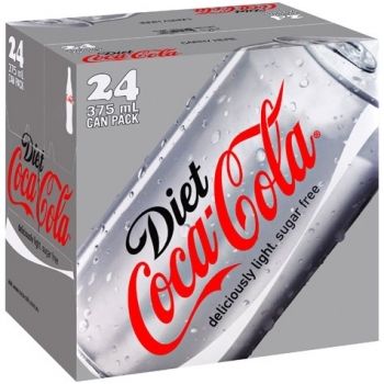 Diet Coca Cola Cans (24x375ml)