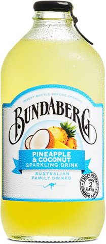 Bundaberg Pineapple & Coconut Sparkling Drink (12x375ml)
