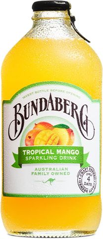 Bundaberg Tropical Mango Sparkling Drink (12x375ml)
