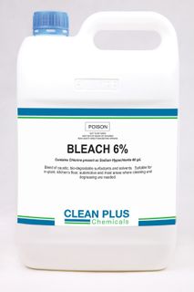 Clean Plus Pure Bleach 6% 5 Litre