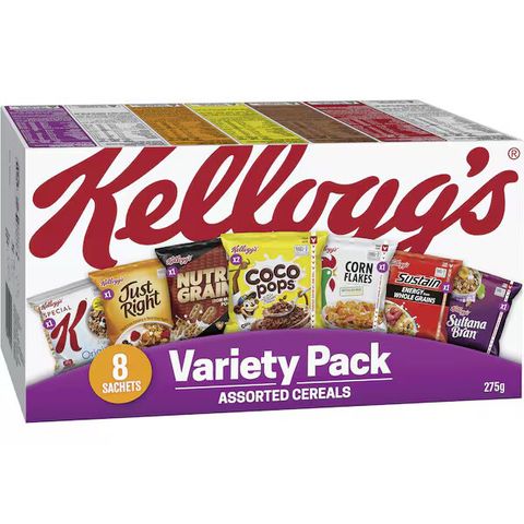(SBI) Kelloggs Variety Breakfast Cereals 275g 8pk