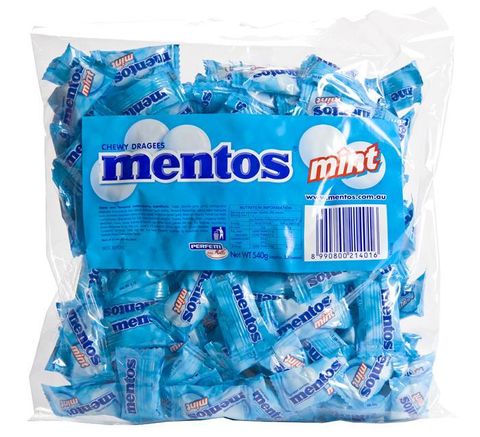 Mentos Mint Candy Pillowpack 540g (Box of 12)