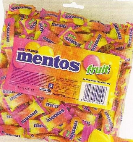 Mentos Fruit Pillowpack 540g (200pk)