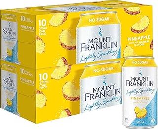 Mt Franklin Pineapple Lightly Sparkling Water  Cans (20x375ml)