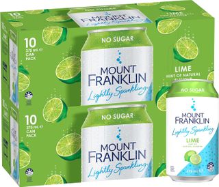 Mt Franklin Mango Lightly Sparkling Water Cans (20x375ml)