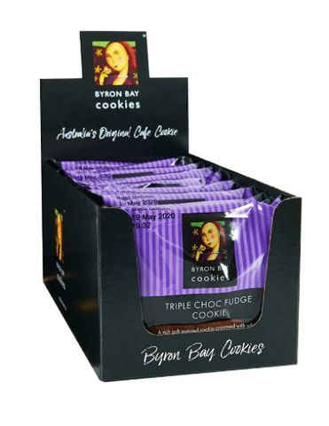 Byron Bay Triple Chocolate Fudge Cookie (12x60g)