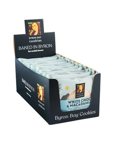 Byron Bay Gluten Free White Chocolate Macadamia Nut Cookie (12x60g)