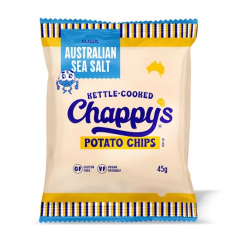 (NP) Chappys Australian Sea Salt Potato Chips (20x45g)