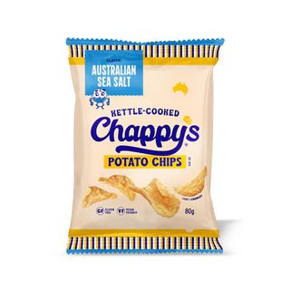 (NP) Chappy's Australian Sea Salt Potato Chips (12x80g)