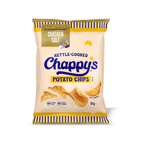 (NP) Chappy's Chicken Salt Potato Chips (12x80g)