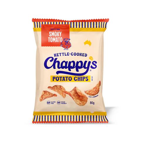 (NP) Chappy's Smoky Tomato Potato Chips (12x80g)