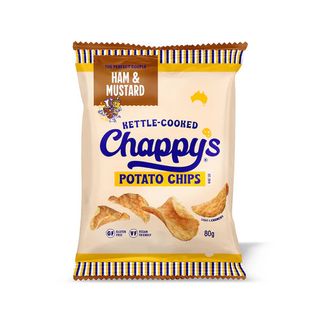 (NP) Chappy's Ham & Mustard Potato Chips (12x80g)