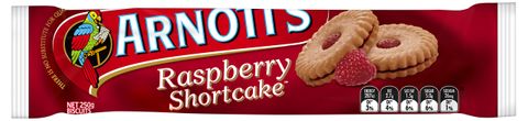 Arnotts Raspberry Shortcake 250g