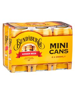 (NP) Bundaberg Ginger Beer Mini Cans (24x200ml)
