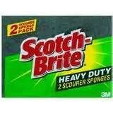 Scotch Brite Heavy Duty Sponge Scourer 2pk