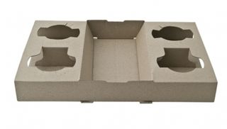 (SBI) Tailored Cardboard Coffee Tray 4 Cup Holder (100)