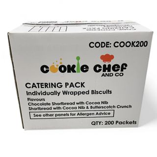 (NP) Cookie Chef Shortbread Coca Nib with Butterscotch Crunch & Chocolate Shortbread with Coca Nib (200)