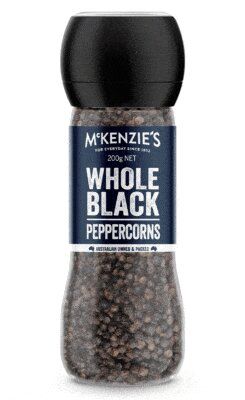 McKenzie Black Peppercorn Grinder 45g