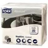 Tork Edge Emboss White Cocktail Napkins 2ply 200pk