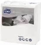 Tork Edge Embossed White Dinner Napkins 2ply 150pk