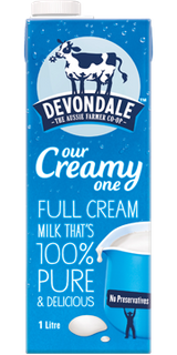 Devondale Full Cream Milk UHT 1 Litre