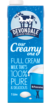 Devondale Full Cream Milk UHT 1 Litre