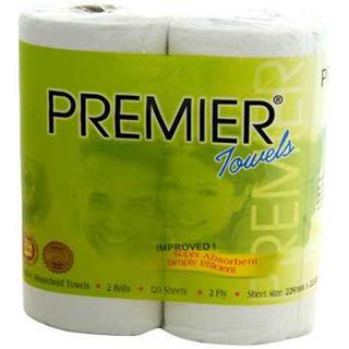 Premier Kitchen Roll Towels Twin Pack