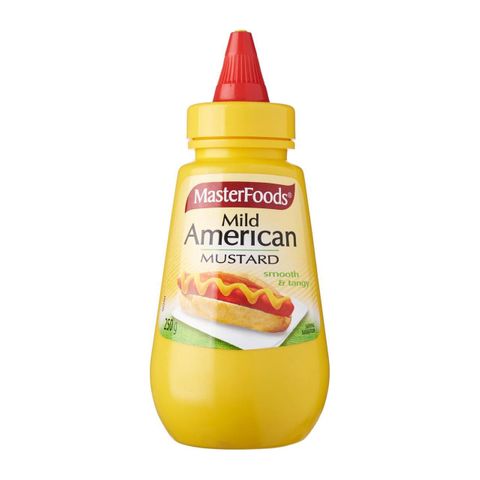 Masterfoods Mild American Mustard Squeeze 250ml