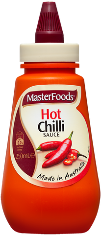 Masterfoods Hot Chilli Sauce Squeeze 250ml