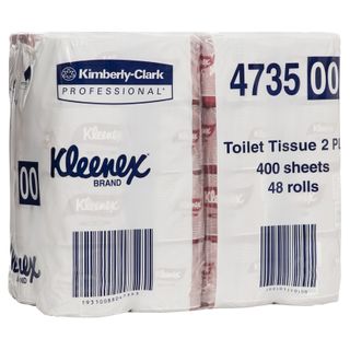 4735 Kleenex Toilet Rolls 2ply 400 Sheets (48)