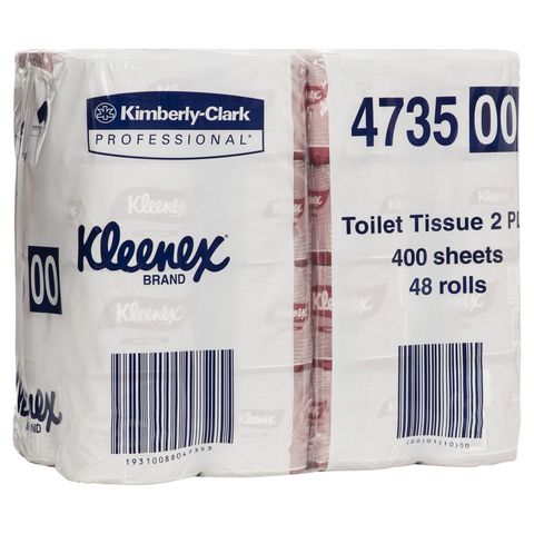 4735 Kleenex Toilet Rolls 2ply 400 Sheets (48)