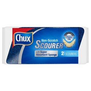 Chux Blue All Purpose Scourer Sponge Non Scratch 2pk