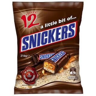 Mars Snickers Funsize Bars 216g