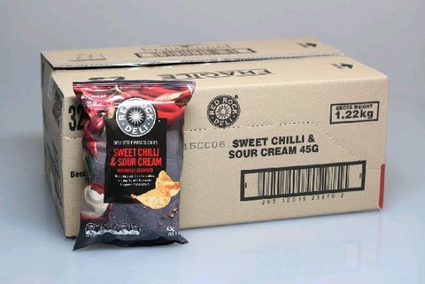 Red Rock Deli Sour Cream & Sweet Chilli (18x45g)