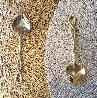 Heart Infinity teaspoon, silver