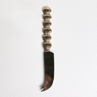 Shell Cheese Knife, gold