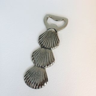 **NEW** Shell Bottle Opener, silver